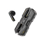 Futuristic TWS Gaming Earbuds - Bluetooth 5.3, Low Latency, HIFI Surround Sound, LED Display(black)