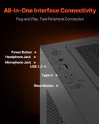 Mid-Tower ATX PC Gaming Case Computer Case with 6 x 120 mm PWM ARGB Fans
