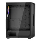 Mid-Tower ATX PC Gaming Case Computer Case Box with 4 x 120 mm ARGB Fans