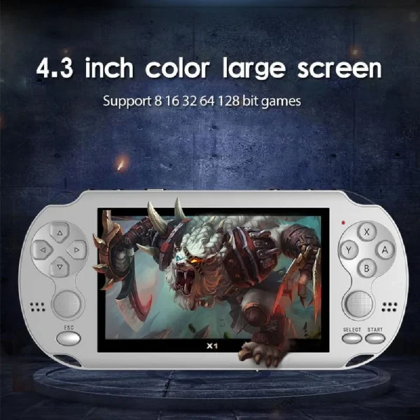 4.3 Inch Game Console For PSP Game Console Classic Dual-Shake Game Console 8G Built-in 10,000 Games 8/16/32/64/128 Bit Games - Image 4