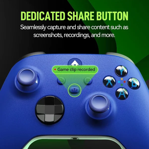 Wireless Controller Compatible with Xbox One, Xbox Series X/S, Xbox One X/S, PC with 2.4GHz Wireless Adapter Gamepad - Image 44