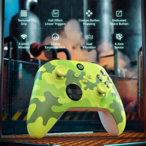 Wireless Controller Compatible with Xbox One, Xbox Series X/S, Xbox One X/S, PC with 2.4GHz Wireless Adapter Gamepad - Image 54