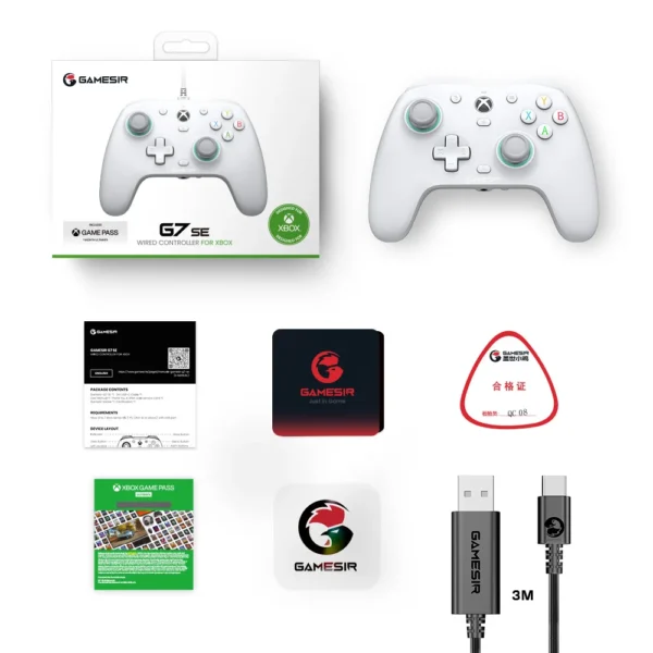 GameSir G7 SE Xbox Gaming Controller Wired Gamepad for Xbox Series X, Xbox Series S, Xbox One, with Hall Effect Joystick - Image 6