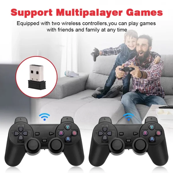 256G 58,000 Games GD10 Plus Game Stick 4K HD Video Game Console 2.4G Double Wireless Controller Game Stick For N64/PSP/PS1/GBA - Image 19