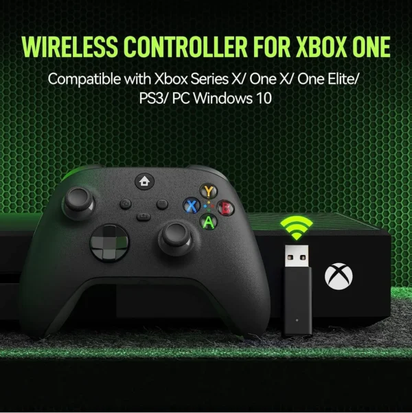 Wireless Controller Compatible with Xbox One, Xbox Series X/S, Xbox One X/S, PC with 2.4GHz Wireless Adapter Gamepad - Image 29