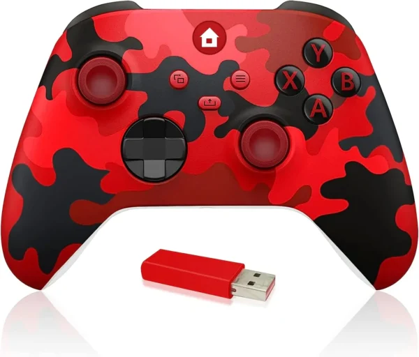 Wireless Controller Compatible with Xbox One, Xbox Series X/S, Xbox One X/S, PC with 2.4GHz Wireless Adapter Gamepad - Image 9