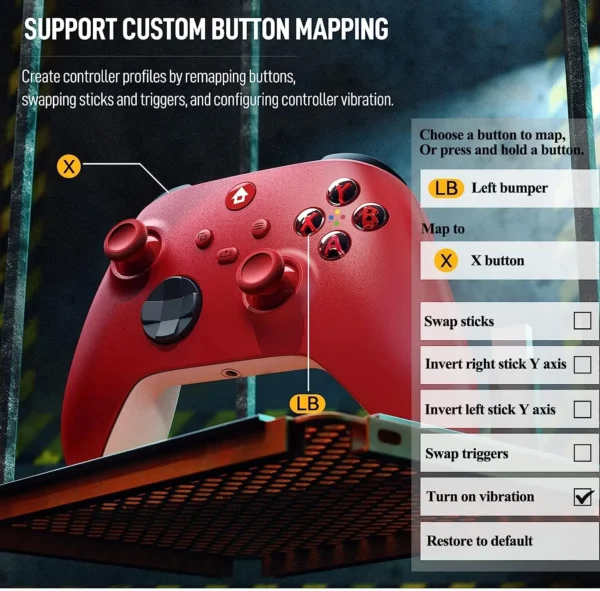 Wireless Controller Compatible with Xbox One, Xbox Series X/S, Xbox One X/S, PC with 2.4GHz Wireless Adapter Gamepad - Image 33