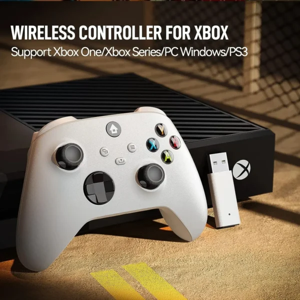 Wireless Controller Compatible with Xbox One, Xbox Series X/S, Xbox One X/S, PC with 2.4GHz Wireless Adapter Gamepad - Image 2